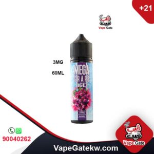 mega Grape Ice Grapes is described as a wonderful mixture of red and black grapes with cool, refreshing, pungent and delicious menthol that makes you indispensable after tasting it at all, according to the testimony of our valued customers
