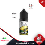 ALBASHA LEMON MINT SALT50MG 30ML. Authentic vape liquid by Bin Essa. That, gives you the classic taste of regular lemon mint shisha. Bottle size 30ML and, 50MG Nicotine. use it with cig puff devices.