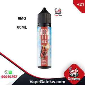 Mega Cola Ice 6MG 60ML. a fresh and delicious flavor of mega .a freebase vape juice with nicotine percentage 6mg. in bottle size 60ml.Suitable to use with shisha puff coils or pods.
