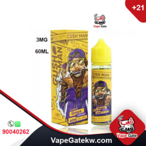 NASTY Grape Cush Man 3MG 60ML, this flavour incorporates the sweetness of the mango and the refreshing taste of fruity grape. 60ml