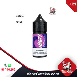 Nasty Grape Mixed Berries 35MG 30ML Pod Mate. salt vape juice with the strong taste and aroma of Nasty vape liquid. a flavor of fresh grape along with mix berries in bottle size 30ML