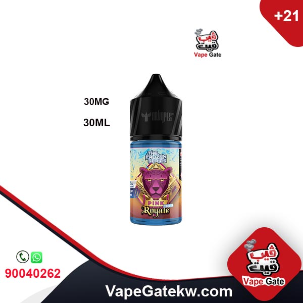 Pink Panther Royale Ice 30MG 30ML. Salt juice Frozen Pink Royal by dr vapes. a blend of Grapefruit and Blackcurrant with touch of ice. in bottle size 30ml