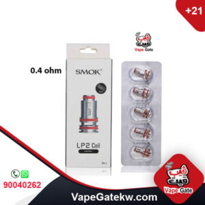Smok LP2 Coils 0.4 ohm. pack includes 5 coils that compatible with SMOK RPM4 cartridges. with ohm resistance 0.4 ohm