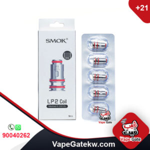 Smok LP2 Coils DC 0.23 ohm Pack 5 coils. pack includes 5 coils that compatible with SMOK RPM4 cartridges. with ohm resistance 0.23 ohm. MTL coils type that compatible with salt nic juice