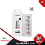 Smok LP2 Coils DC 0.6 ohm Pack 5 coils. pack includes 5 coils that compatible with SMOK RPM4 cartridges. with ohm resistance 0.6 ohm. MTL coils type that compatible with salt nic juice