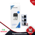 Smok Novo 2 Pods Quartz Coil. Pack of 3 Pods, Quartz coils and compatible with smok Novo 2 devices