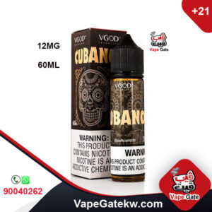 VGOD CUBANO BROWN 12MG 60ML.VGOD’s Cubano is a full flavor Cuban cigar topped off with a drizzle of soft creamy vanilla 60ml
