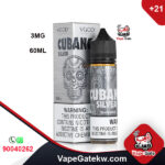 VGOD CUBANO SILVER BOLD CREAMY CIGAR 3MG 60ML .Bold creamy cigar A Vgod product more rich and creamy vanilla custard. 3MG Nicotine in Bottle size 60ML. Suitable to use with high watt vape devices.