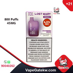 Lost Mary Cranberry Grape 45MG 800 Puffs