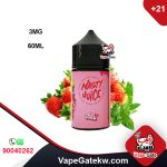 NASTY CASH MAN STRAWBERRY 3MG 60ML. the strong taste and aroma of Nasty vape liquid, freebase liquid in bottle size 60ml