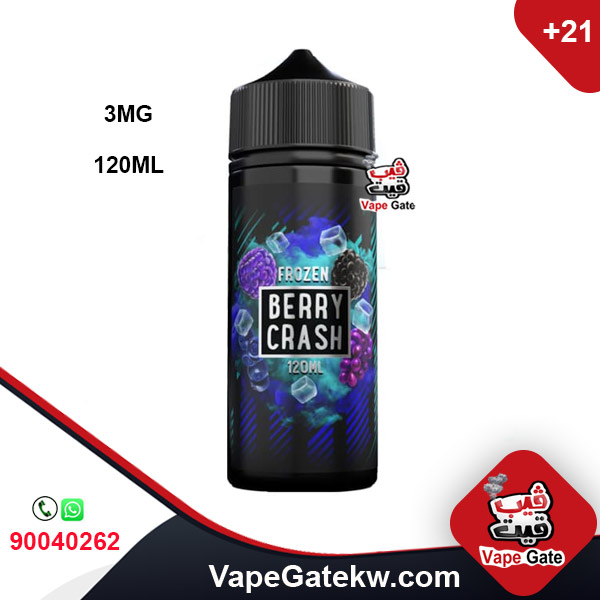 Sams Vape Frozen Berry Crush 3Mg 120ML. Enjoy with best blend of berries, mix of blueberry, blackberry and purple berry in one bottle size of 120ML
