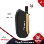 Shishti MTL GRAPE 50MG 3500 Puffs. A luxury disposable vape with unique design and strong performance. No need to recharge or refill, with smart technology to enhance flavor