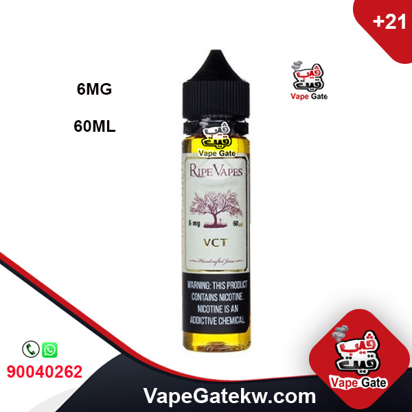 VCT 6MG 60ML .Enjoy with sophisticated liquid that for sure to leave you desiring more. Sweet and vanilla custard up front, with a rich finish tasting of fine tobacco