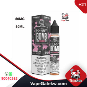 VGOD BERRY BOMB SOUR STRAWBERRY 50MG 30ML. A product of Vgod the perfect mix of berry flavor enhanced with sour and strawberry touch. High Nicotine liquid to use with electronic cigarettes cig puff.