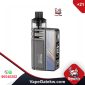 Voopoo Drag E60 Kit Gray Metal color. The 2550mAh large battery capacity supports long-lasting puffing enjoyment. Activate the ECO mode to increase 10% more vaping puffs