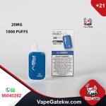 JDI REV BLUEBERRY 20MG 1000 PUFFS