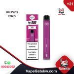 Dinner Lady Grape 600 Puffs 20MG