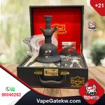 GLASS HOOKAH BLACK COLOR ALWAHA