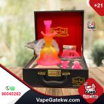 GLASS HOOKAH PINK COLOR ALWAHA