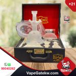 GLASS HOOKAH WHITE COLOR ALWAHA