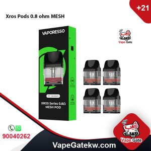 Vaporesso Xros Pods 0.8 ohm MESH pack of 4
