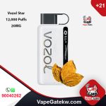 Vozol Star Tobacco 12000 Puffs 20MG