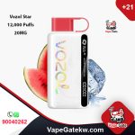 Vozol Star Watermelon Mint 12000 Puffs 20MG