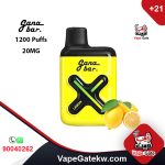 Gana Bar Lemon 1200 Puffs 20MG