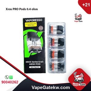 Vaporesso Xros Pro Pods 0.4 ohm pack of 4
