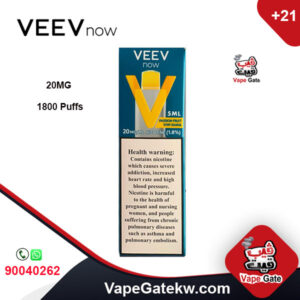 Veev Now Passion Fruit Kiwi Guava 20MG 1800 Puffs
