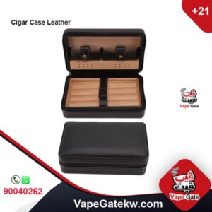 Cigar Case Leather Black Color