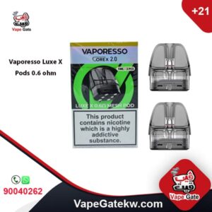 Vaporesso Corex 2.0 Luxe X pods 0.6 ohm 5ML 2PCs