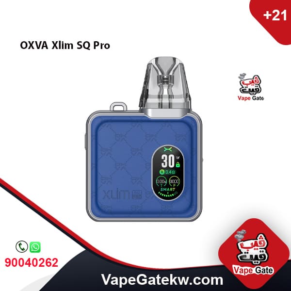 OXVA Xlim SQ Pro Blue Leather Color