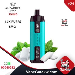 Vape Al Fakher Crown Bar Gum Mint 12K Sound