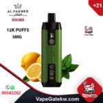 Vape Al Fakher Crown Bar Lemon Mint 12K Sound