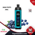 Vape Al Fakher Crown Bar Pro Berry Blue 8000 Puffs