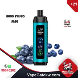 Vape-Al-Fakher-Crown-Bar-Pro-Berry-Blue-8000-Puffs