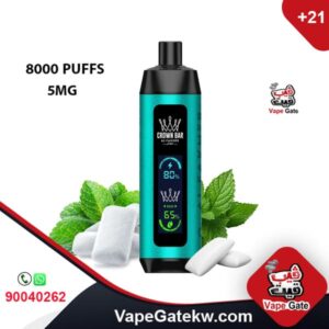 Vape-Al-Fakher-Crown-Bar-Pro-Gum-Mint-8000-Puffs