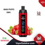 Vape Al Fakher Crown Bar Pro Strawberry 8000 Puffs