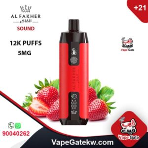 Vape-Al-Fakher-Crown-Bar-Strawberry-12K-Sound