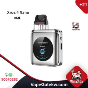 Vaporesso-Xros-4-Nano-Titanium-Silver