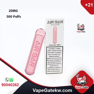 AIR BAR ROSE RED 20MG 500 Puffs