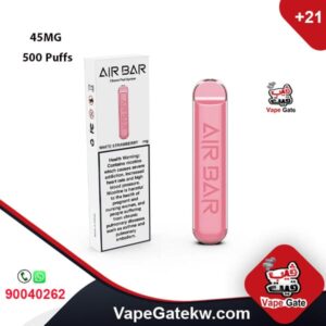 AIR BAR WHITE STRAWBERRY 45MG 500 Puffs