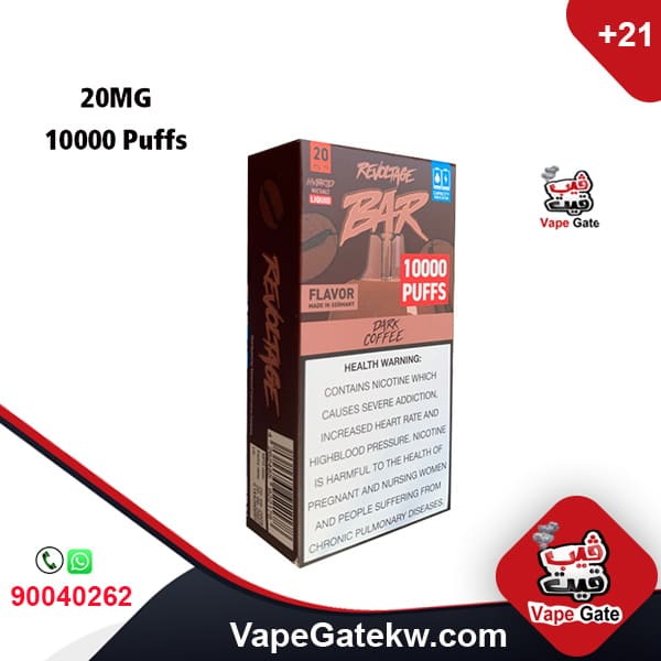 Revoltage Bar Dark Coffee 20mg 10000 puffs