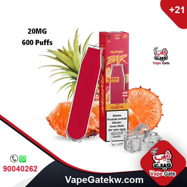 Revoltage Bar Red Pineapple 20mg 600 Puffs