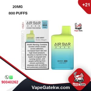 AIR BAR NANO Lime Mint 20MG 800 PUFFS