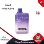 ELFBAR PRIME 1K GRAPE 20MG