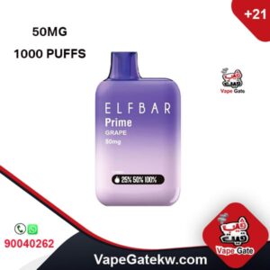 ELFBAR PRIME 1K GRAPE 50MG