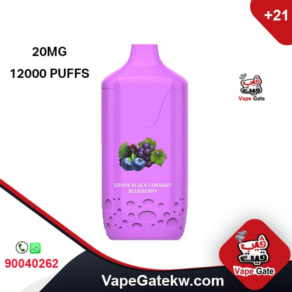 Flexbar Grape Black Currant Blueberry 20mg 12000 puffs