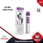 AUC Maxi Plus Grape 20 MG 1500 Puffs